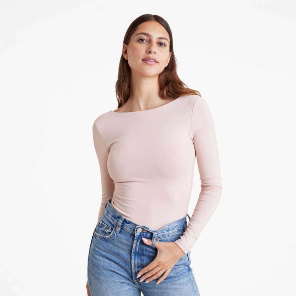 Nuuds Open Back Bodysuit in Ribbon